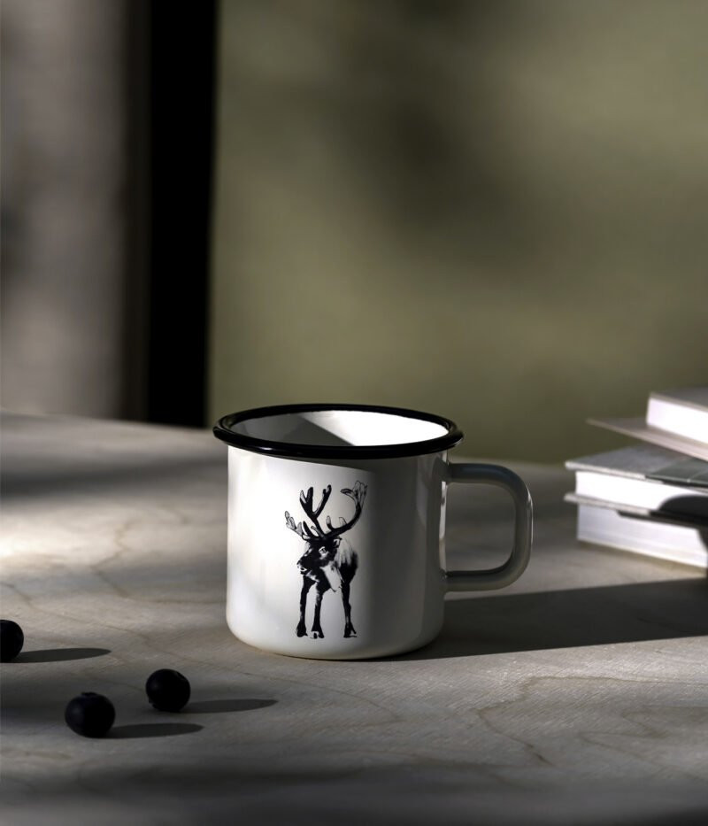 Teemu Järvi enamel mug 3,7dl Reindeer