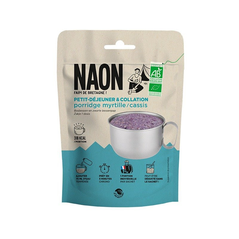 Porridge Myrtille Cassis - Naon
