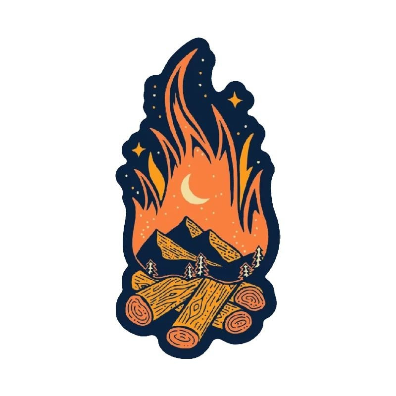 NoSo Patch Logo - Flame