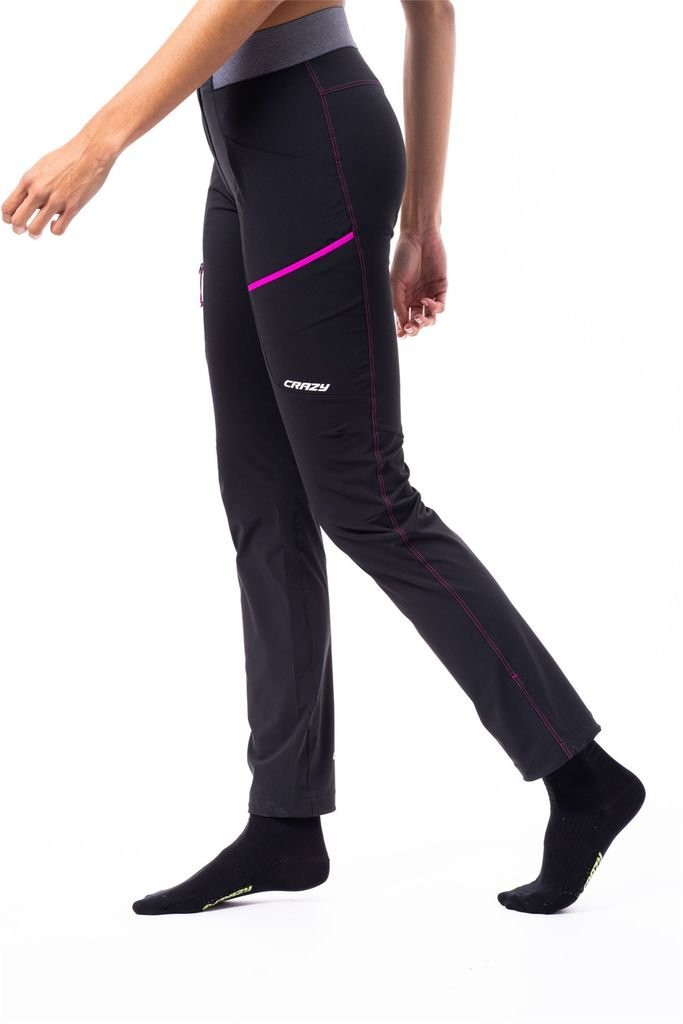 Ultra-lightweight and breathable hiking trousers Crazy Pant Traverse Woman - Pop