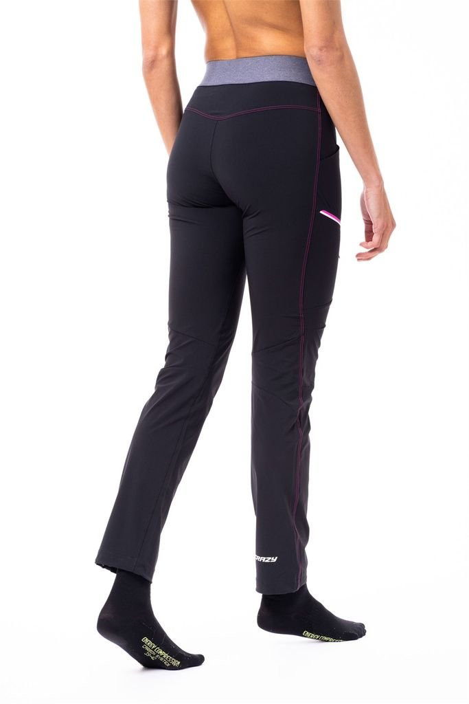 Ultra-lightweight and breathable hiking trousers Crazy Pant Traverse Woman - Pop