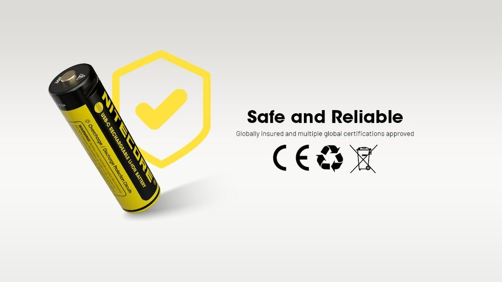 Nitecore Pack 4x Batteries NH2400