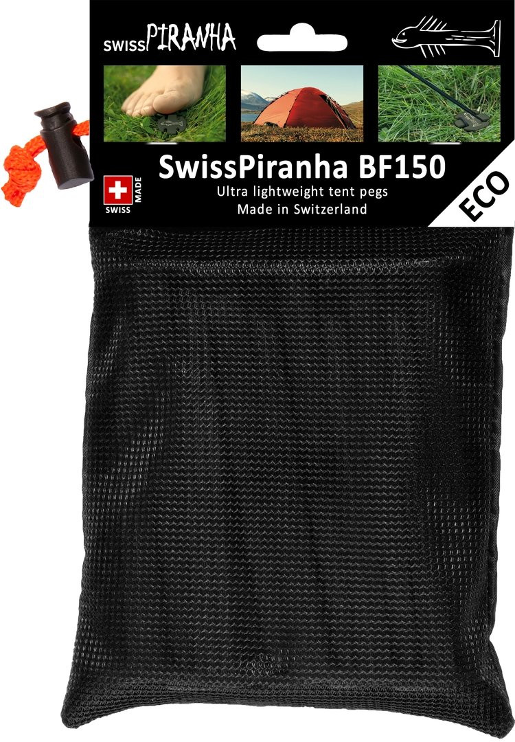 Piquet de tente SwissPiranha Pegs BF150 (set of 10 with bag)