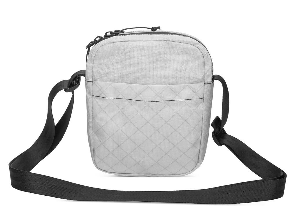 Lightweight, highly resistant pouch Liteway Messenger Max Bag Ultra-Blanche/White