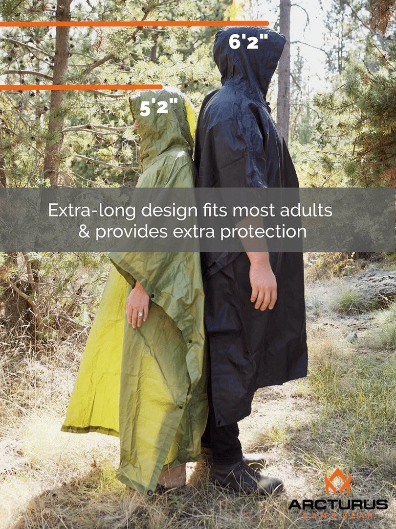 Arcturus Lightweight Waterproof Rain Poncho