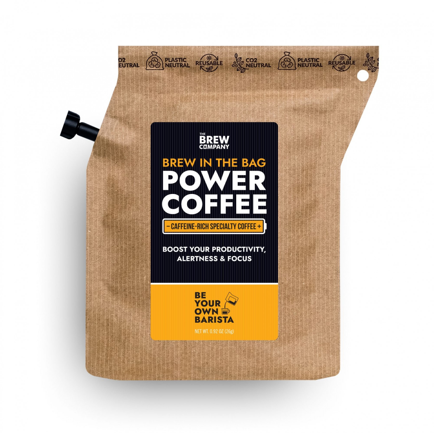 Café nomade en sachet Power Coffee - The Brew Company