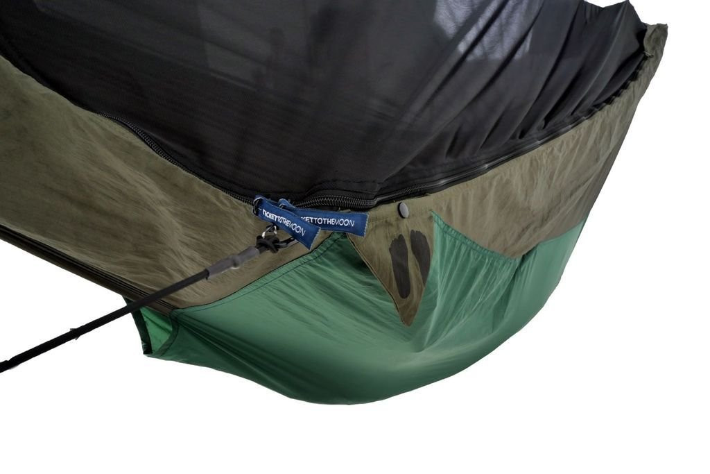 Hammock with mosquito net and mattress spaceTicket To The Moon Pro Mat Hammok - Vert Forêt