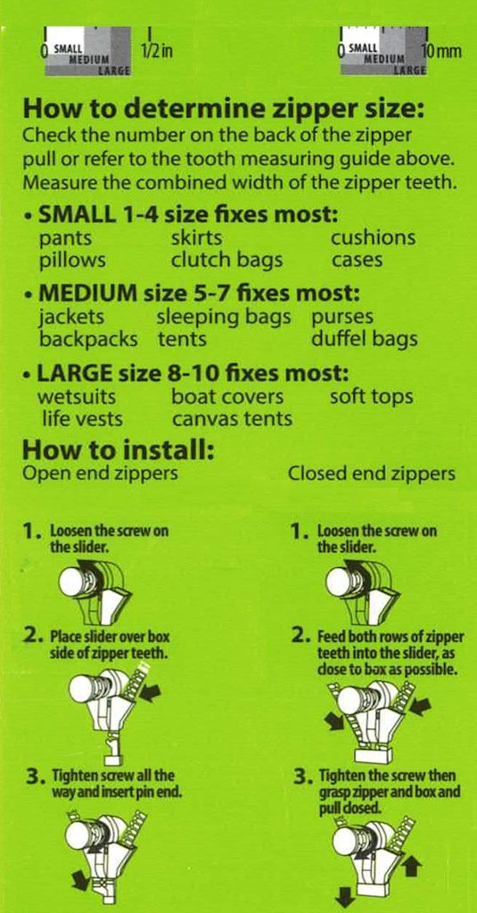 Munkees Zip Repair