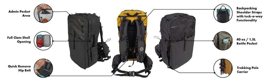 Six Moon Designs All Day Carry Travel 35L