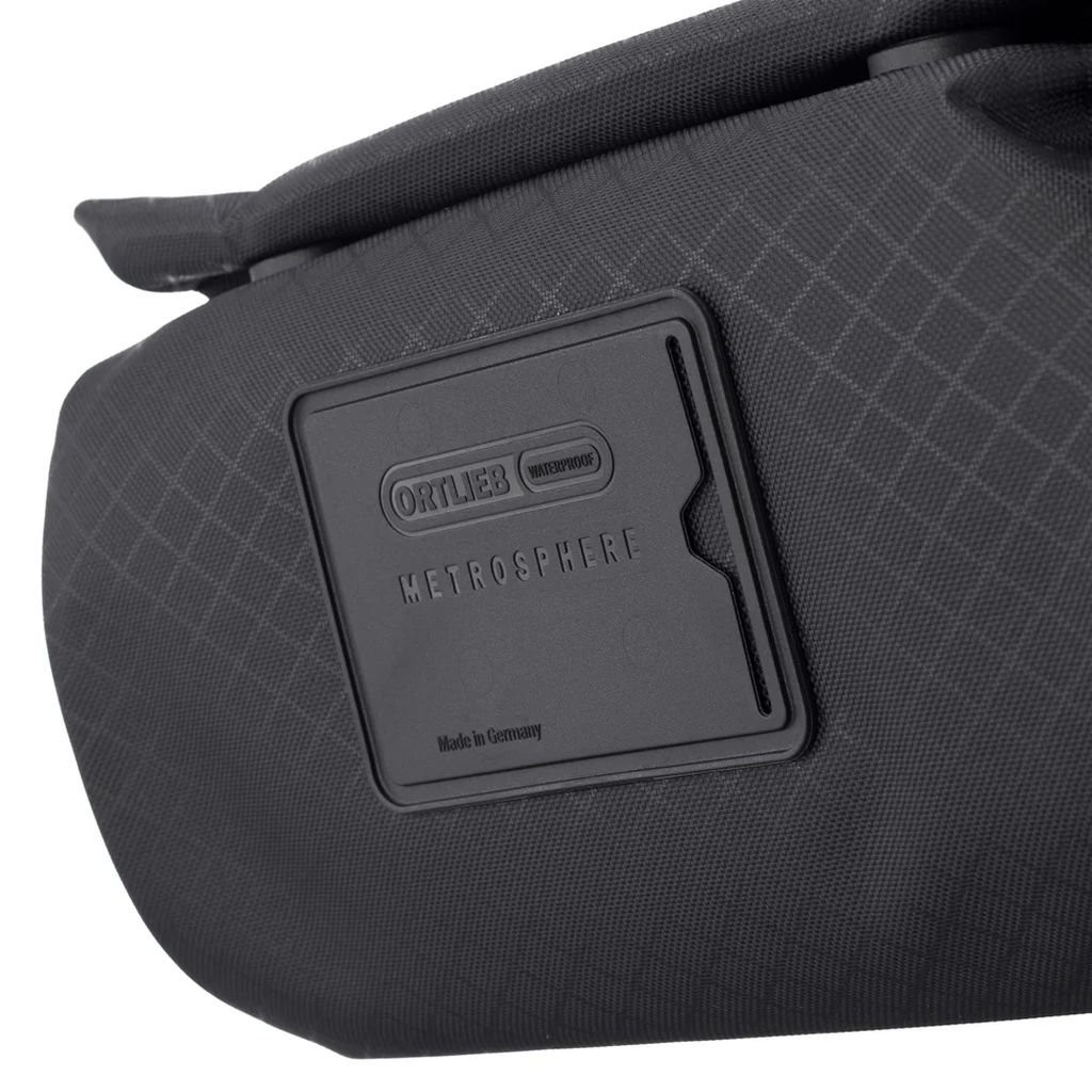 Lightweight, waterproof handlebar bag Ortlieb Sling-Bag Metrosphere - Noir/Black Embossed
