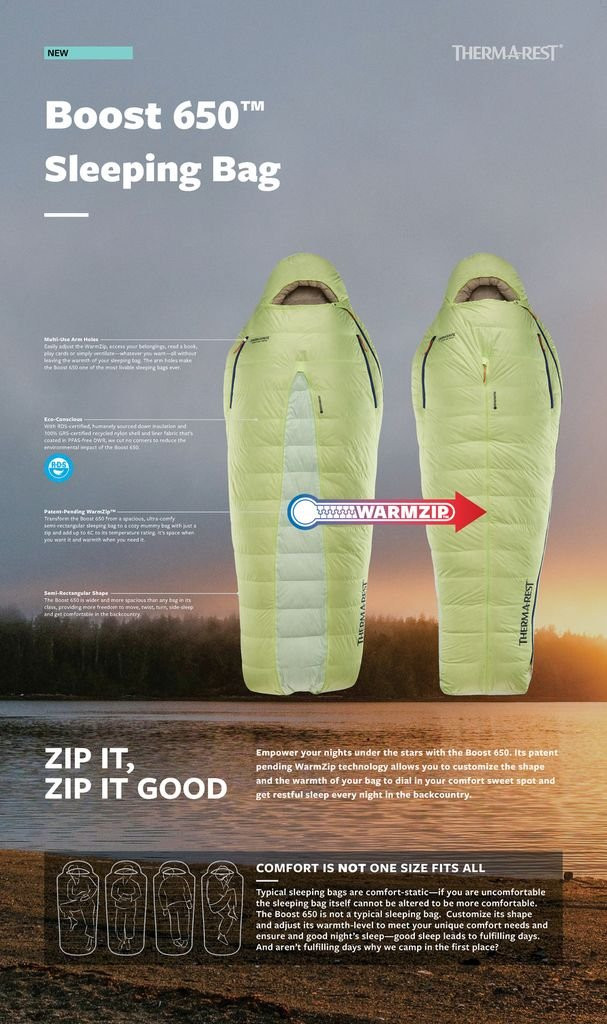 Thermarest Boost 650 32F/0C