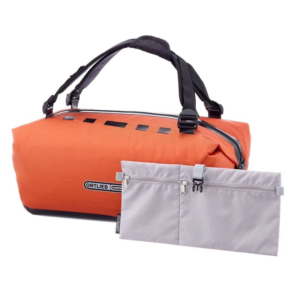 Lightweight, robust and waterproof travel bag Ortlieb Duffle Lite - Orange/Roiboos