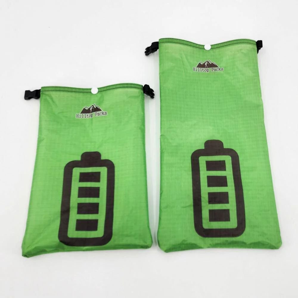 Hilltop Packs Dry Bags Ditty Printed - Green Battery