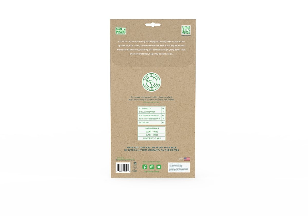 Smelly Proof Heavy-Duty Storage Bags Variety Pack - Set of 4
