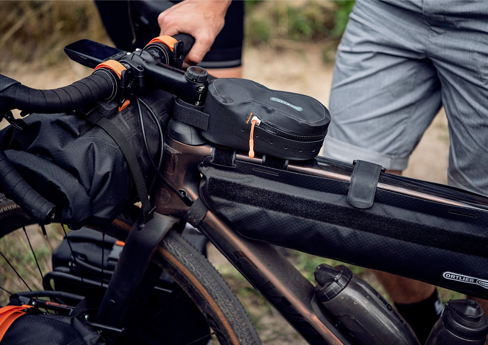 Ortlieb Frame Pack Toptube Minimalist Frame Bag Designed For Bikepacking 