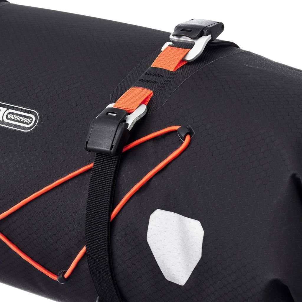 Lightweight, waterproof bikepacking handlebar bag Ortlieb Handlebar-Pack Flex - 15 L - Noir