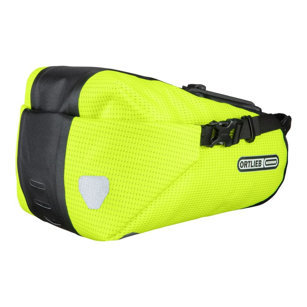 Reflective, lightweight and waterproof saddle bag Ortlieb Saddle-Bag High-Vis - 4,1 L