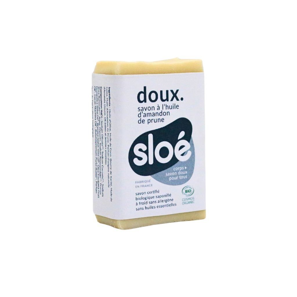 Sloé Gentle Organic Cold Process Saponified Soap 100g