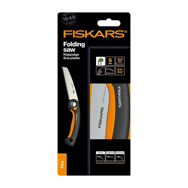 Fiskars Scie pliable Plus SW68 – 15 cm
