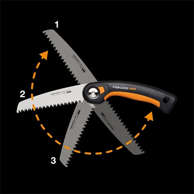Fiskars Scie pliable Plus SW68 – 15 cm