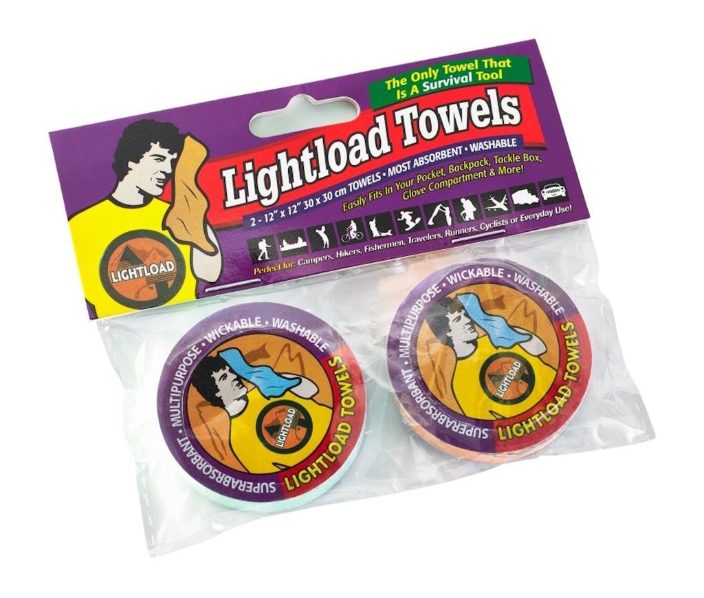 Serviettes Lightload Towels Compact Color 30x30 - 2 Packs