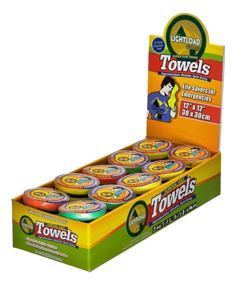 Serviettes Lightload Towels Compact Color 30x30 - 2 Packs