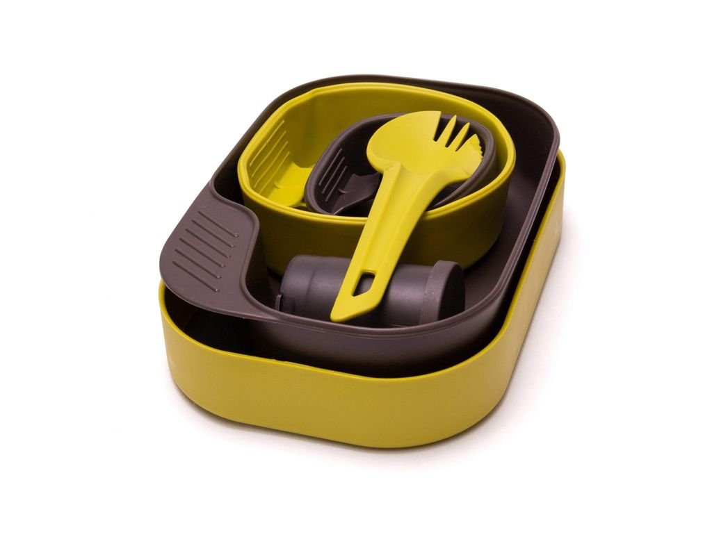 Lightweight and compact camping meal kit Wildo Camp-A-Box Complete - Lime