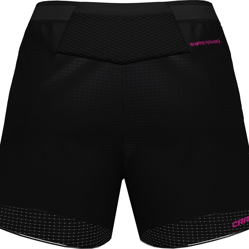 Ultra-lightweight and breathable trail shorts Crazy Short Light Up Woman - Pop