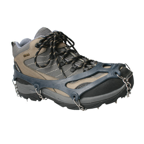 Mountaineering crampon (chain-type) for hiking on the snow.