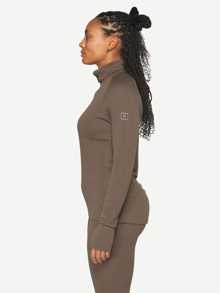 Devold Expedition Merino 235 Z.Neck Woman - Tarmac