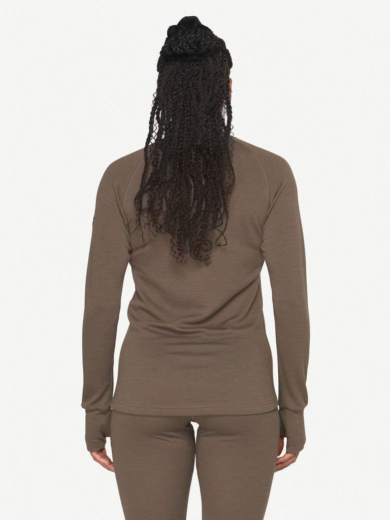 Devold Expedition Merino 235 Z.Neck Woman - Tarmac