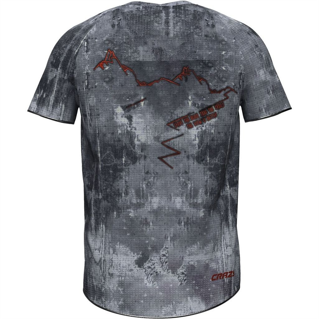 Ultra-lightweight and breathable trail running T-shirt Crazy T-Shirt Storm Man - Shadow