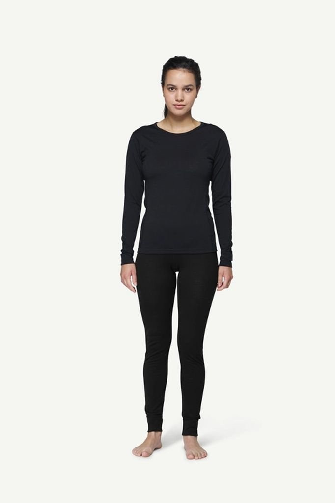 Fine 100% merino wool long-sleeved T-shirt Devold Breeze Merino 150 Shirt Woman - Noir/Black