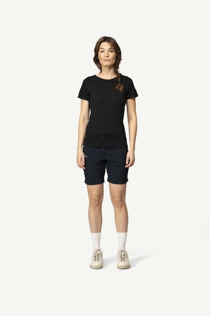 Short-sleeved T-shirt made from 100% merino wool Devold Breeze Merino 150 T-Shirt Woman - Noir/Black