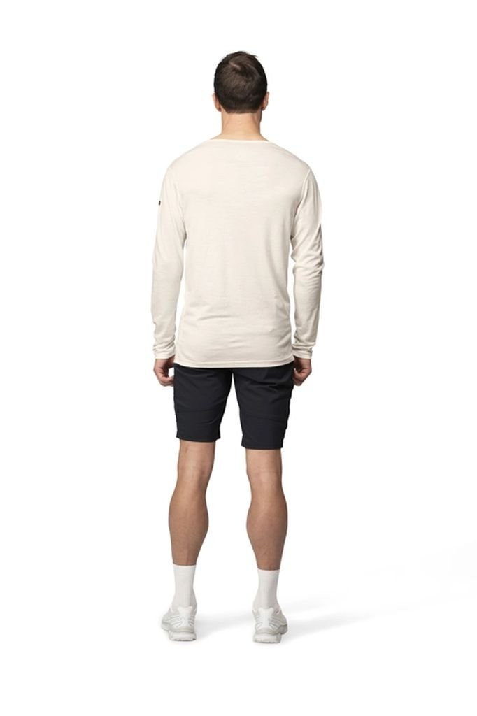 Fine 100% merino wool long-sleeved T-shirt Devold Breeze Merino 150 Shirt Man - White/Blanc