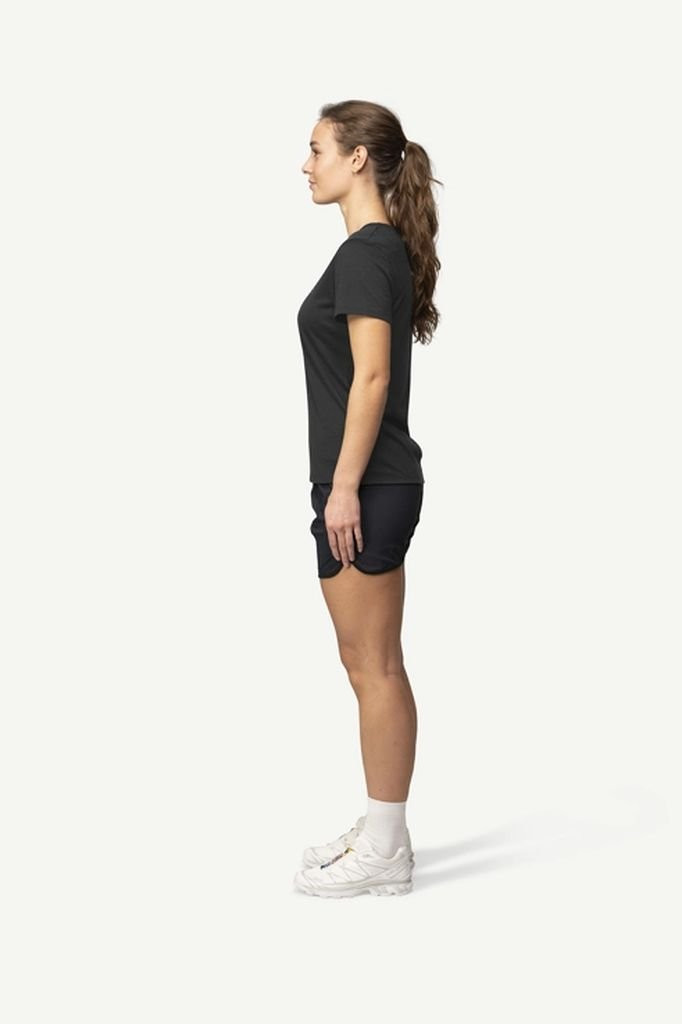 Lightweight t-shirt 70% merino wool Devold Active Tee Woman - Noir/Black