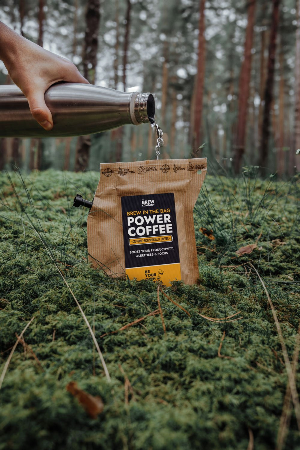 Café nomade en sachet Power Coffee - The Brew Company