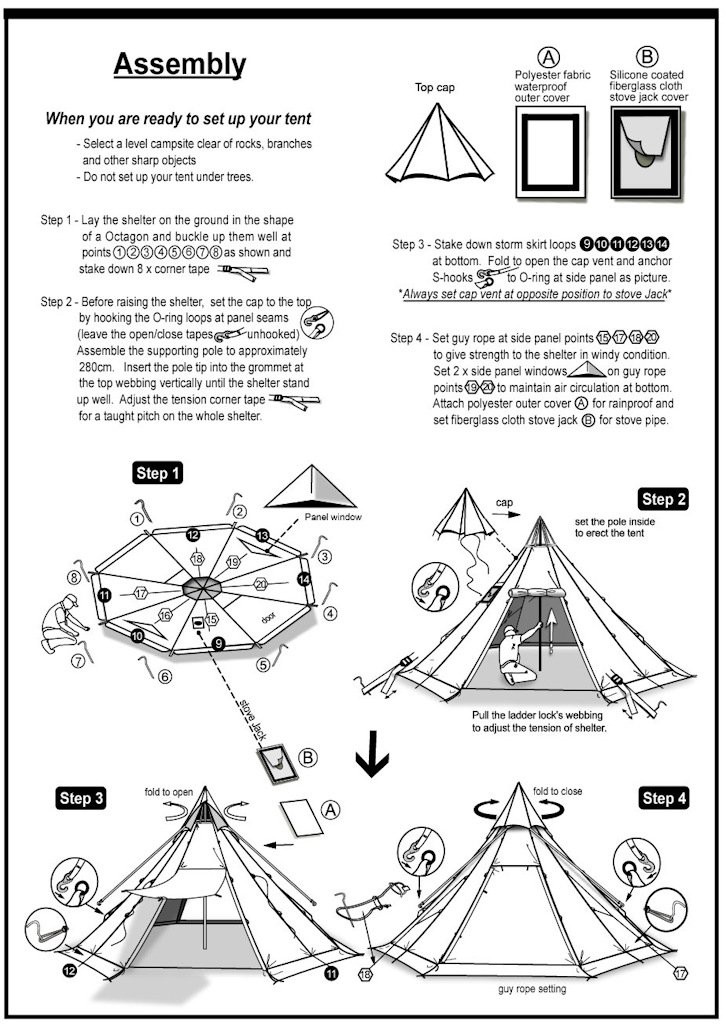 Tipi Luxe Outdoor Mega Lavvu XL Pro