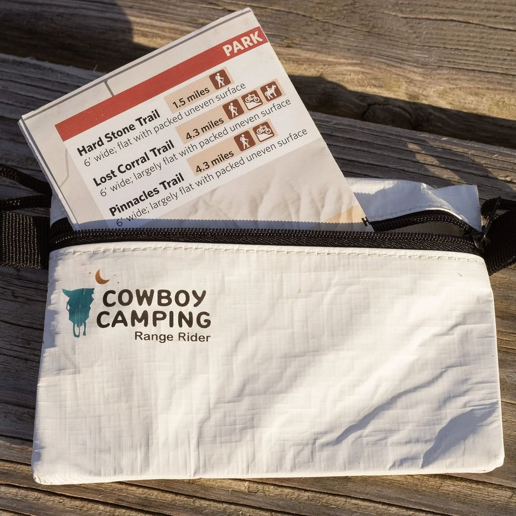 Ultra-lightweight, waterproof flat pouch Cowboy Camping Range Rider