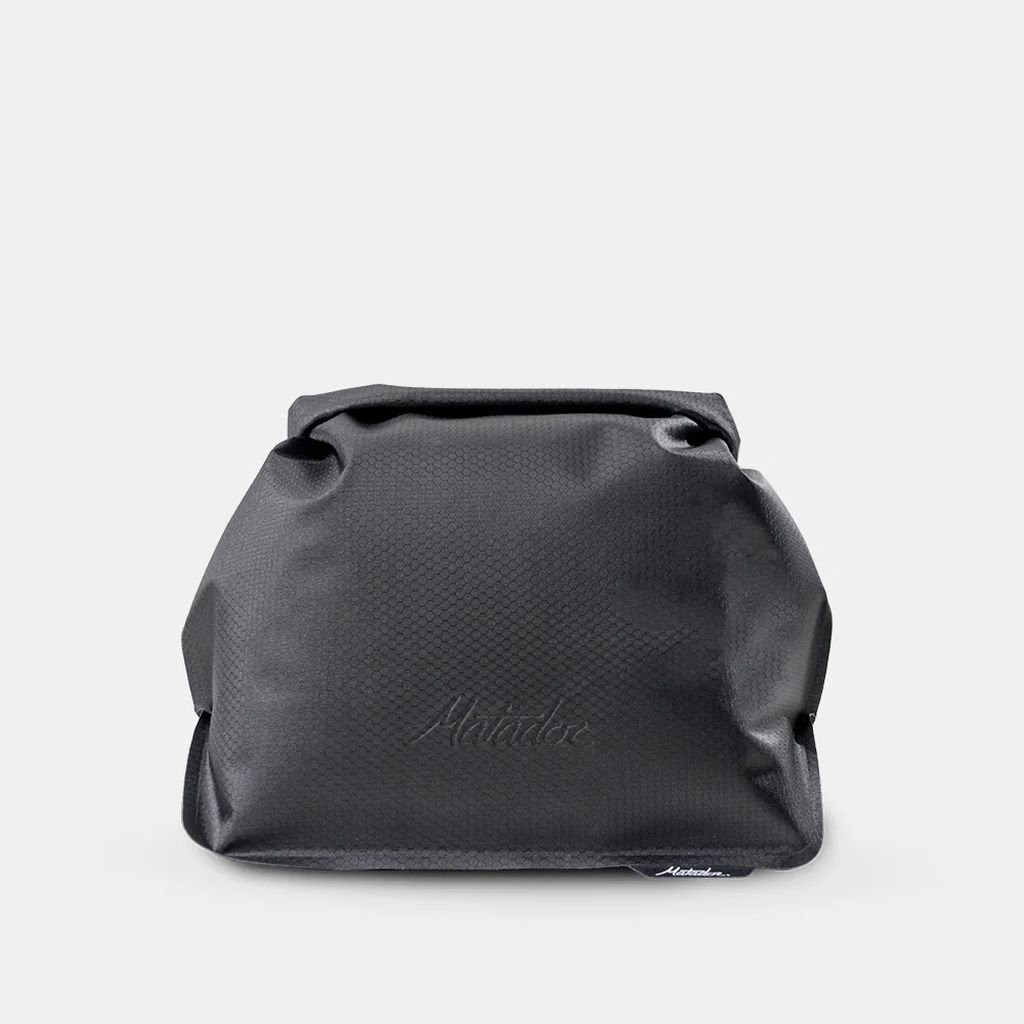 Ultra-light, waterproof toiletry bag, Matador Flatpak Waterproof Toiletry Case - Gris foncé/Charcoal