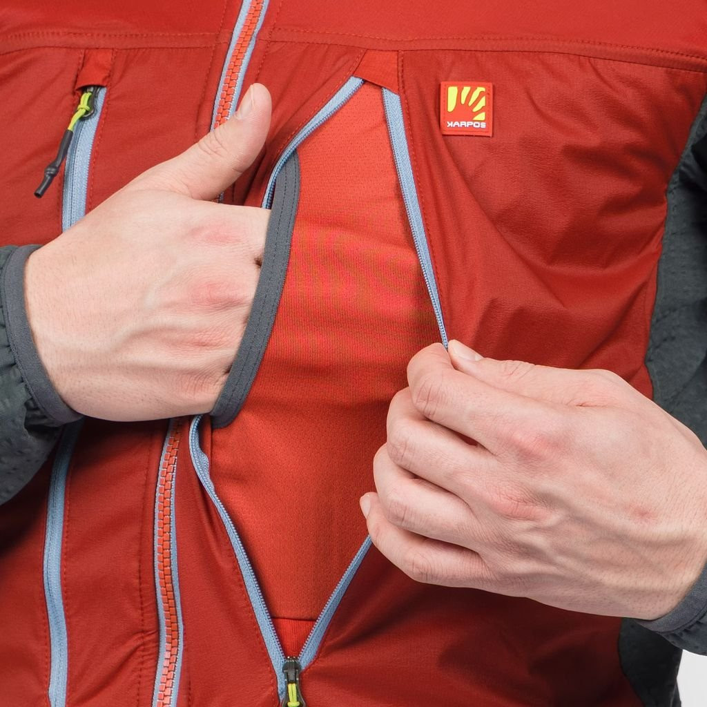 Karpos Alagna Plus 2.0 Jacket - Rouge/Red (Fire/Woodl.Grey)