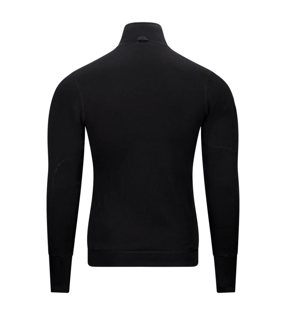 Merino wool zip-up jacket Aclima DoubleWool Jacket Man - Black