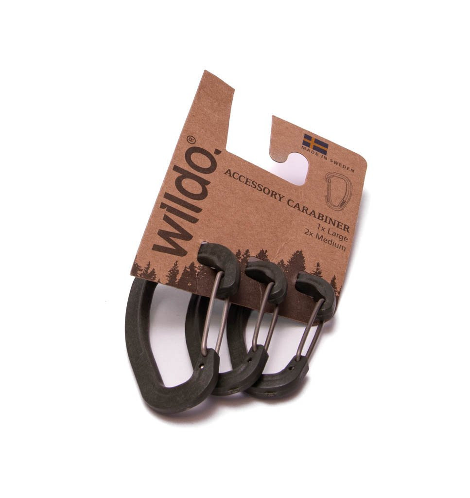 Wildo Accessory Carabiner 3 Set olive