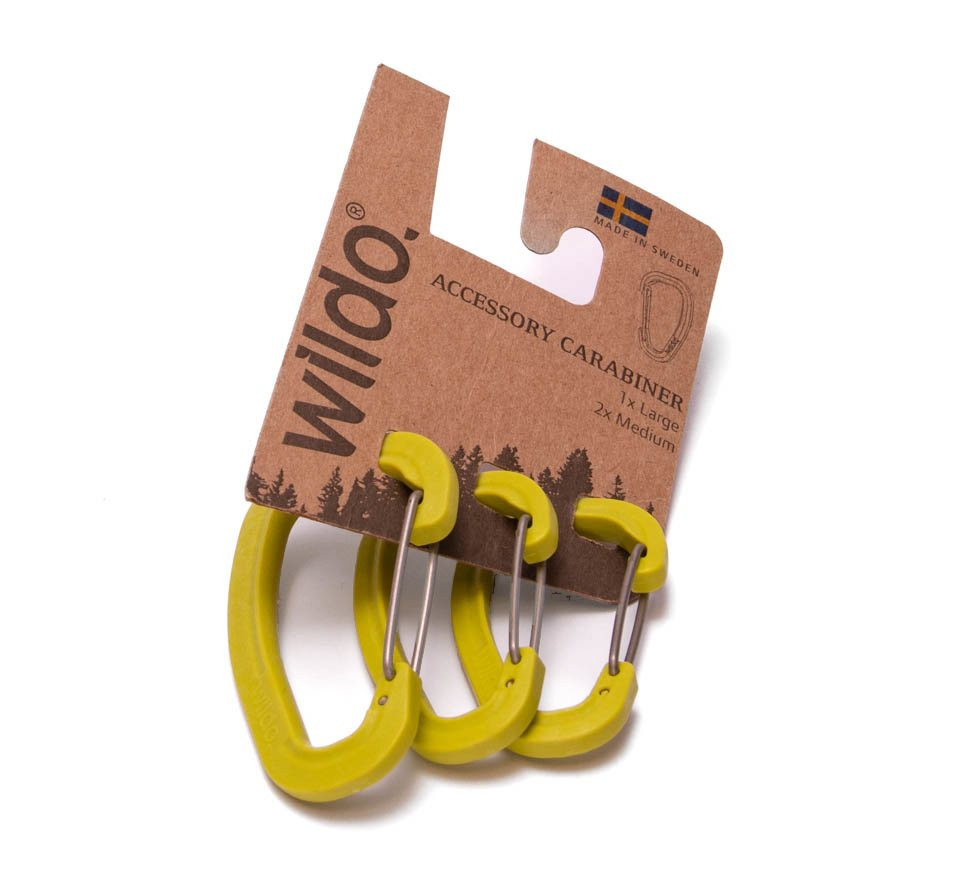 Wildo Accessory Carabiner 3 Set lime