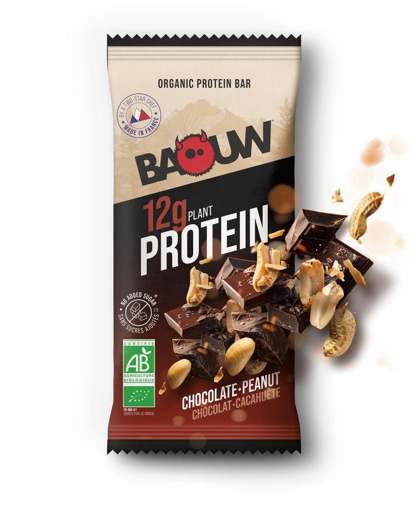 Baouw Barre protéinée Chocolat – Cacahuète