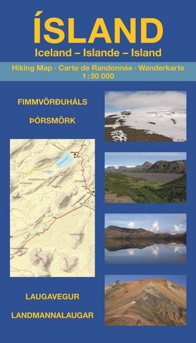 Uwe Grunewald - Carte de randonnée Islande