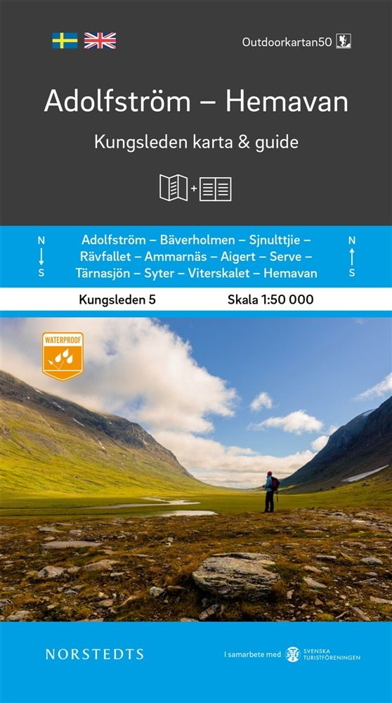 Abisko-Kebnekaise-Nikkaluokta 1:75 000