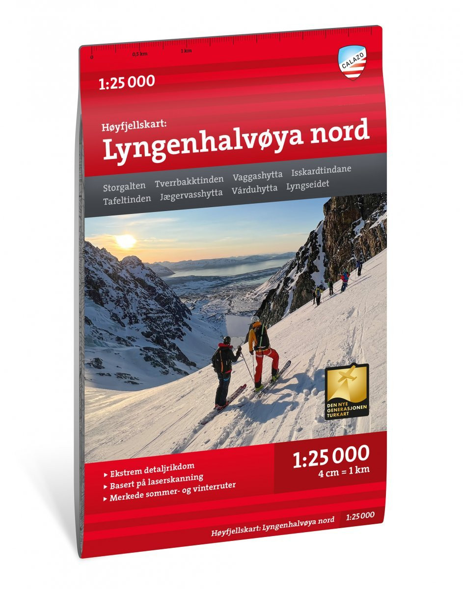 Calazo Kebnekaisefjällen 1:100 000