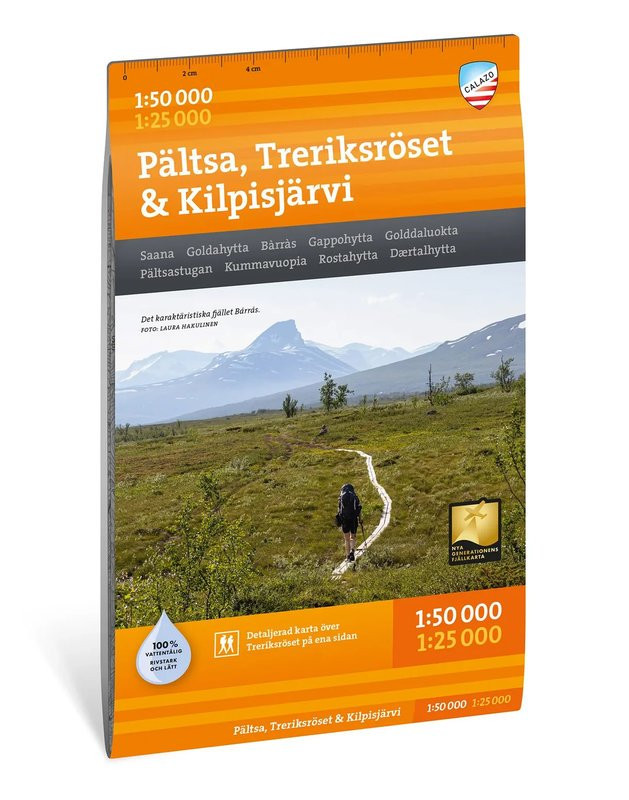 Calazo Kebnekaisefjällen 1:100 000