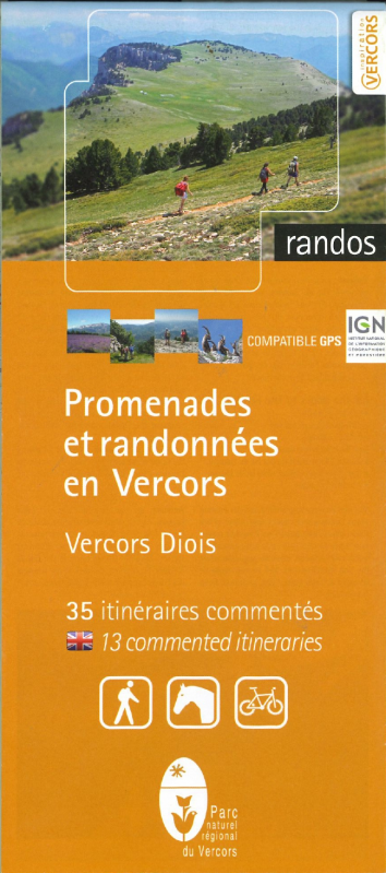 Carto-guide Promenades et Randonnées en Vercors Trièves